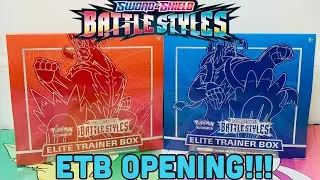 Opening Pokemon Battle Styles ETB! - NEW Battle Styles Elite Trainer Box!!!