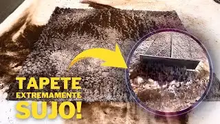 LAVANDO TAPETE EXTREMAMENTE SUJO | V&Iacute;DEOS SATISFAT&Oacute;RIO