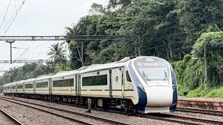[10 in 1] Train spotting | Rajdhani + vande bharat+ Garibrath & more | Indian Railways