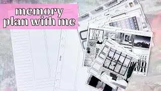 Memory Plan With Me | Glam Planner (Aura Estelle Planner)