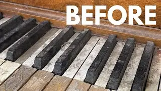 BEFORE RESTORATION: 1903 Behr Bros Heirloom Upright Piano Restoration & Refinishing!