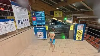 Canyon Wild River Water Slide Aquapalace Praha drive , waterpark , watertube , waterride , 2024/8