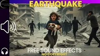 EARTHQUAKE SOUND EFFECT - TERREMOTO 6 Sounds #soundeffects #earthquake  #effettisonori #sound