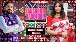 Sanskruti Handloom LIVE | Gorgeous Sambalpuri Saree Collection Under ₹5000 | 8763283424