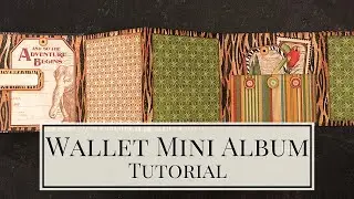 Wallet Accordion Mini Album Tutorial