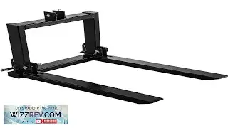 VEVOR 3 Point Hitch Pallet Fork 2000lbs Fork Attachment for Category 1