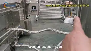 snacks continuous fryer|food continuous frying machine|seafood continuous frying machine price