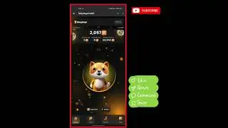 Baby doge Paws 🐾 New mining app in telegram mini app // chack Pin comment 👇