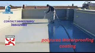 Fosroc Polyurea waterproofing WH200, quick setting Waterproofing Chemical #waterproofing