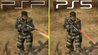 Killzone Liberation PS5 vs PSP Original Graphics Comparison