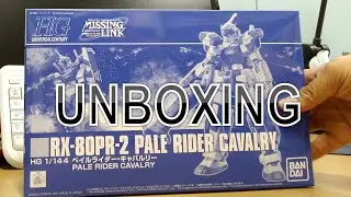 [Unboxing] P-Bandai HGUC 1/144 Pale Rider Cavalry