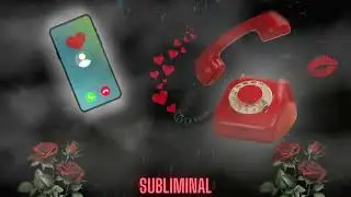 call me, text me now [works INSTANTLY] ✩⋆ subliminal affirmations with water stream + booster ⋆✩