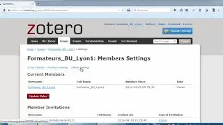 Les tutos de la BU : Zotero 5.0 - Partager