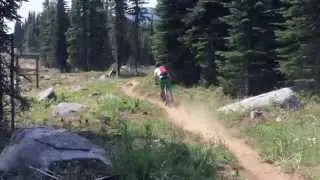 7 Summits Mountain Bike Trail, Rossland, BC