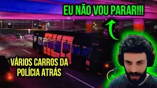 DOIDEIRA!! DEFANTE DEU FUGA DE ÔNIBUS (Marechal Deieadoro 15) | GTA RP CDA