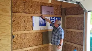 Утепление стен моей мастерской/сарая.