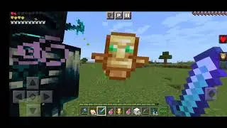 Defeating warden in pvp 🤯Minecraft pe#minecraft#warden#pvp