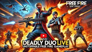 Deadly Duo Live 🔥: Unstoppable Free Fire Gameplay with SHK ARMY!