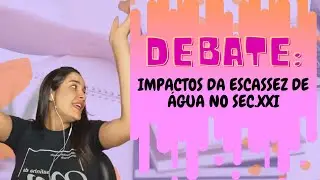 Live #04 Impactos da escassez de água no sec. XXI l REDAÇÃO ENEM