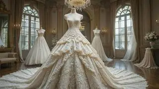 Luxury Plus Size Wedding Dress with Train | Elegant Bridal Look