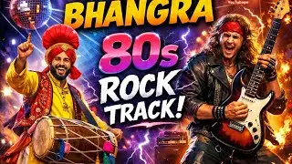 Bhangra Meets 80s Rock 🤘🔥 | Retro Punjabi Rock Fusion Track