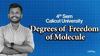 Degrees of Freedom of Molecule | 4th Sem Calicut university | complimentary chemistry