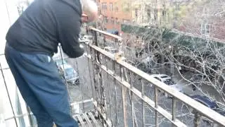 Fire Escape Painting Manhattan NYC
