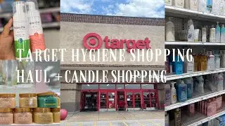 TARGET HYGIENE SHOPPING HAUL + CANDLE SHOPPING ( SUMMER MUST HAVES )