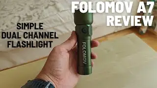 Folomov A7 Review | Simple Dual Channel Flashlight (Cool White Flood + Warm White Spot)