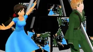 [MMD + Hetalia} Panda hero