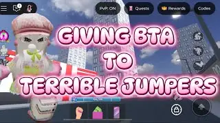 ДАЮ BTA УЖАСНЫМ ПРЫГУНАМ В ROBLOX BADDIES {МОБИЛЬНЫЙ ГЕЙМПЛЕЙ}