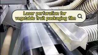 Laser perforating for vegetable and fruit fresh products packaging film