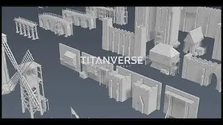 Titanverse Medieval Kitbash Collection - 3D Studio Max
