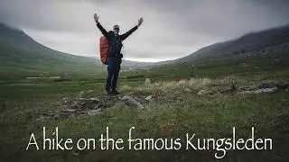 Hiking on Kungsleden, 2 friends and a dog in adventure weather!