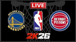 NBA Live! WARRIORS vs PISTONS | Detriot vs Golden State | Curry vs Cade | NBA 2K26