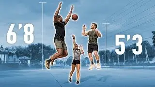 Short Vs Tall Basketball: 1v1 Game for $1000