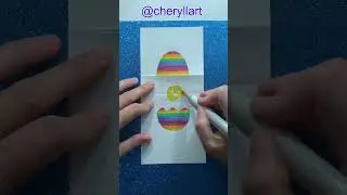 🌈+🥚+🐥=? #rainbow #egg #chicken #card #emoji