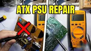 ATX Power Supply Repair Tutorial | Step-by-Step Switching Power Supply Troubleshooting (PC PSU)