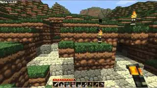Lets play Minecraft episode 2 - Exploring world, furnace, and making glass