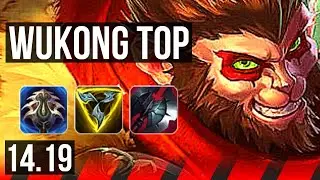WUKONG vs RENEKTON (TOP) | Legendary | EUW Master | 14.19