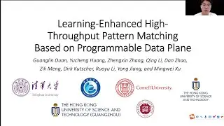 USENIX ATC '25 - Learning-Enhanced High-Throughput Pattern Matching Based on Programmable Data Plane