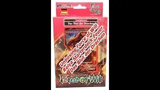Unboxing Force of Will   Reiya Starterdeck Feuer   Das Blut der Drachen