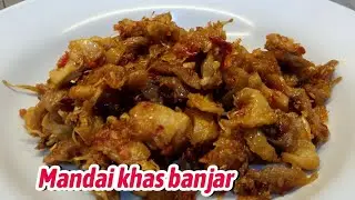 Resep mandai pedas manis (kulit cempedak) khas banjar
