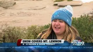 Mount Lemmon reopens after being closed at the base due to weather conditions