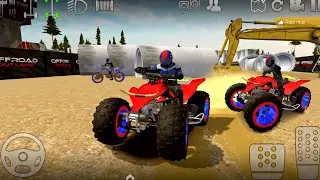 Multi-Wheel Bike Ride Simulator Through Mud - Offroad Motorcycle Outlaws - Android Gameplay