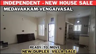 😍 Brand New Independent House for Sale in Medavakkam Vengaivasal 🏡 Ready to Occupy! #houseforsale