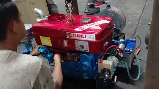 Pompa pasir JM4 in dengan mesin TIANLI 24PK STARTER JOSSSS