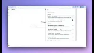 Open the Library from the Extension Popup