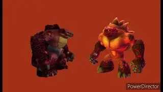 Crash of the Titans / Mind Over Mutant SFX: The Magmadon (Turtle + Magma)