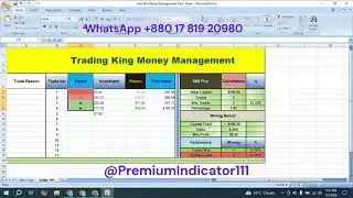 quotex money management excel sheet free download